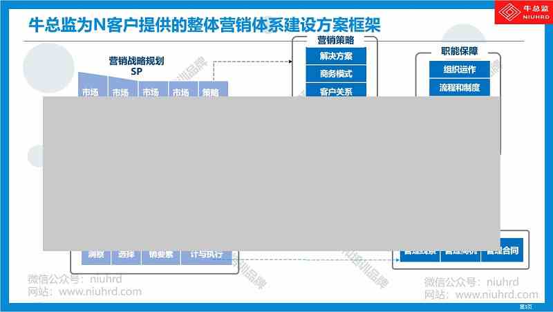 营销总体框架